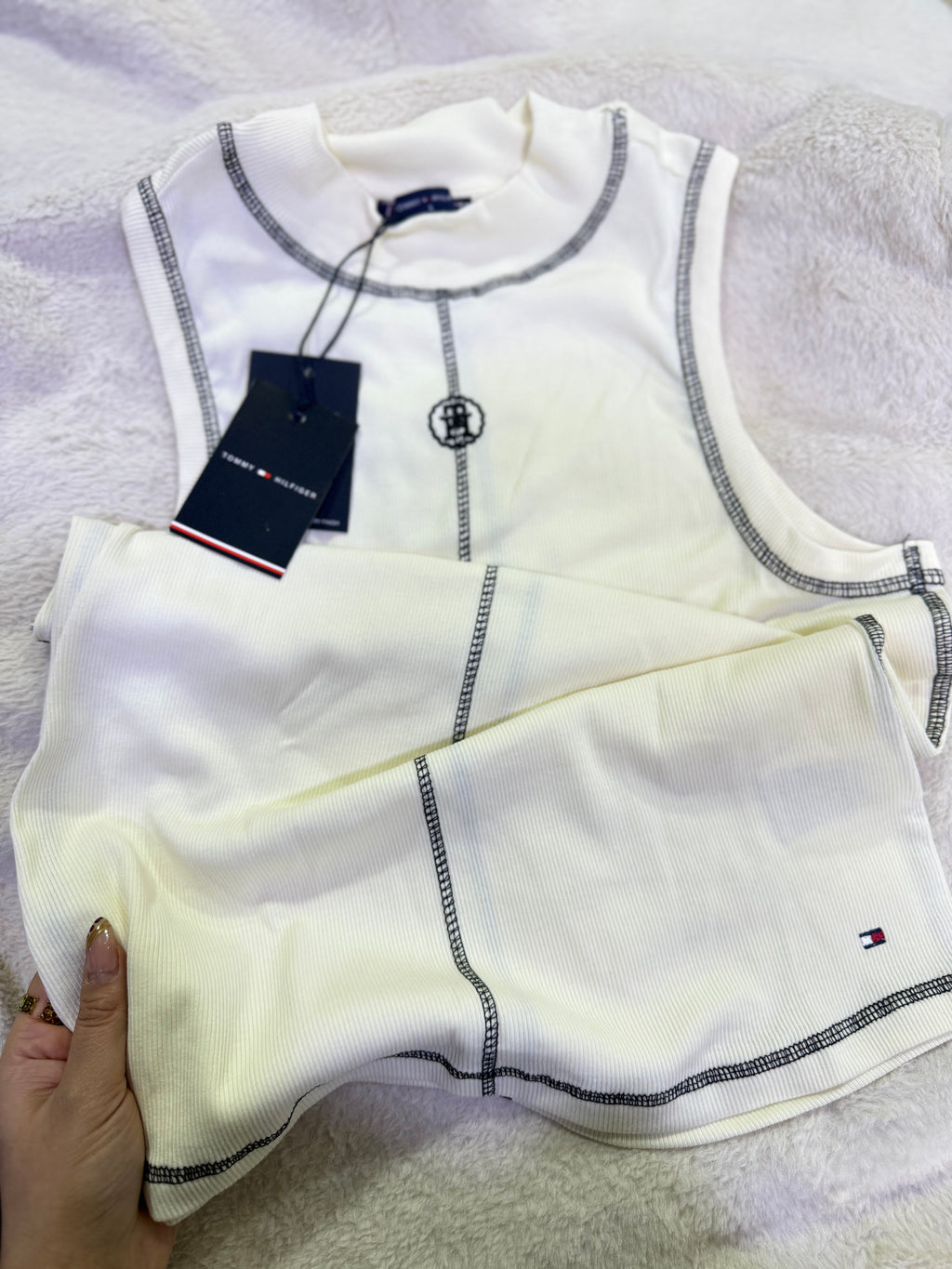 TOMMY halter yaka üst